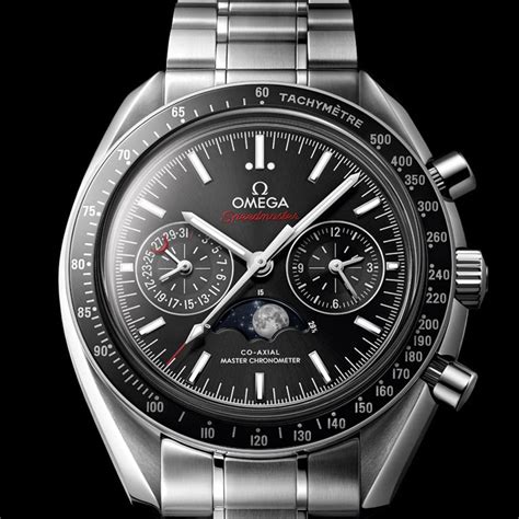 omega speedmaster moonphase master chronometer review|omega speedmaster moonphase white dial.